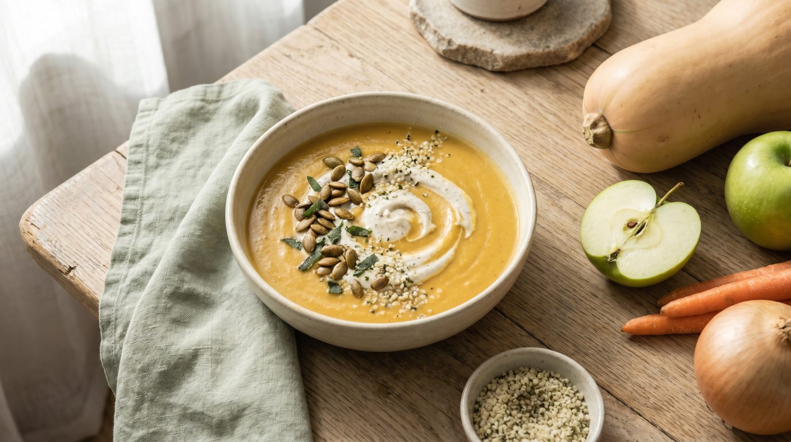 Butternut Squash & Hemp Soup