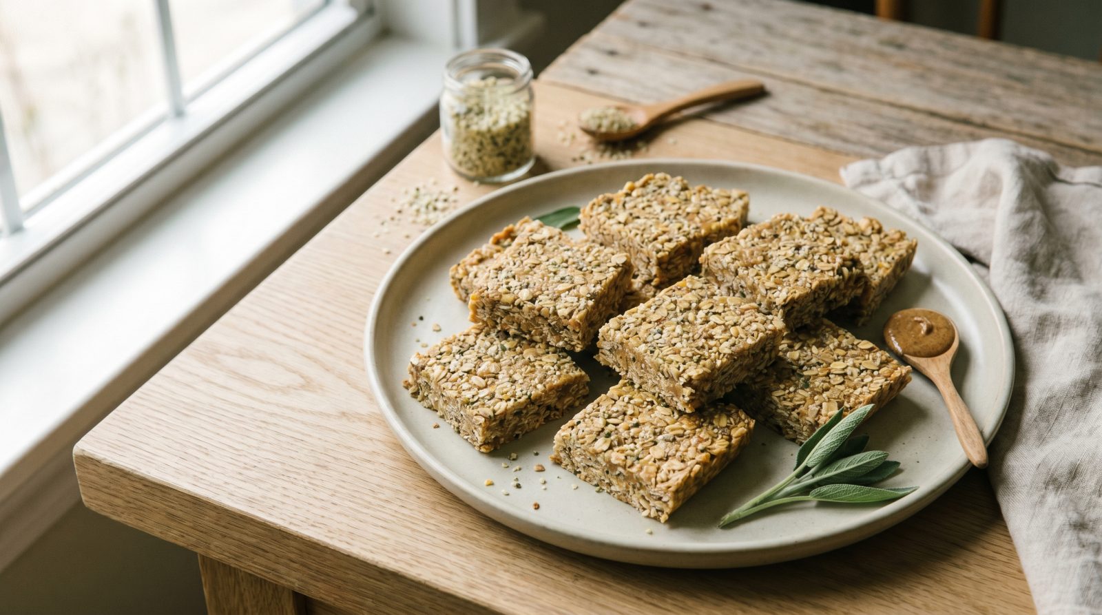 No-Bake Hemp Energy Bars