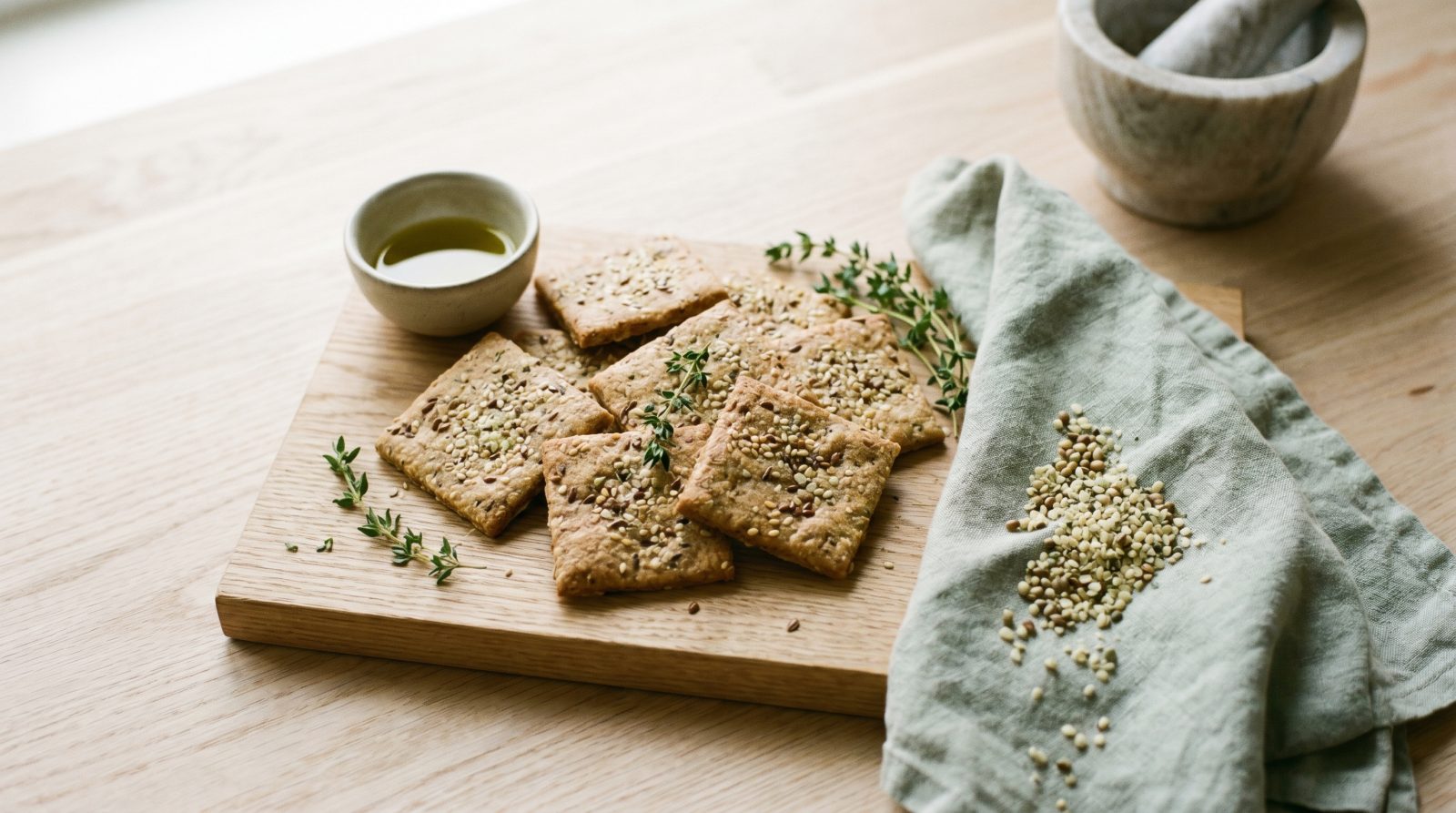 Hemp Seed Crackers