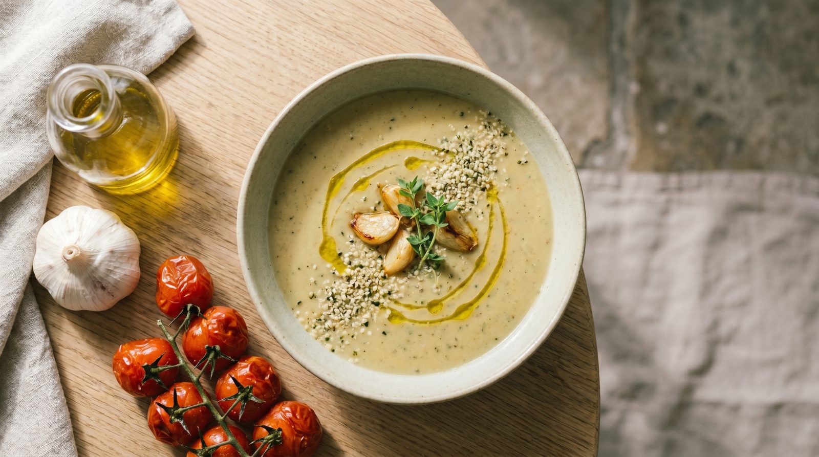 Roasted Tomato & Hemp Soup